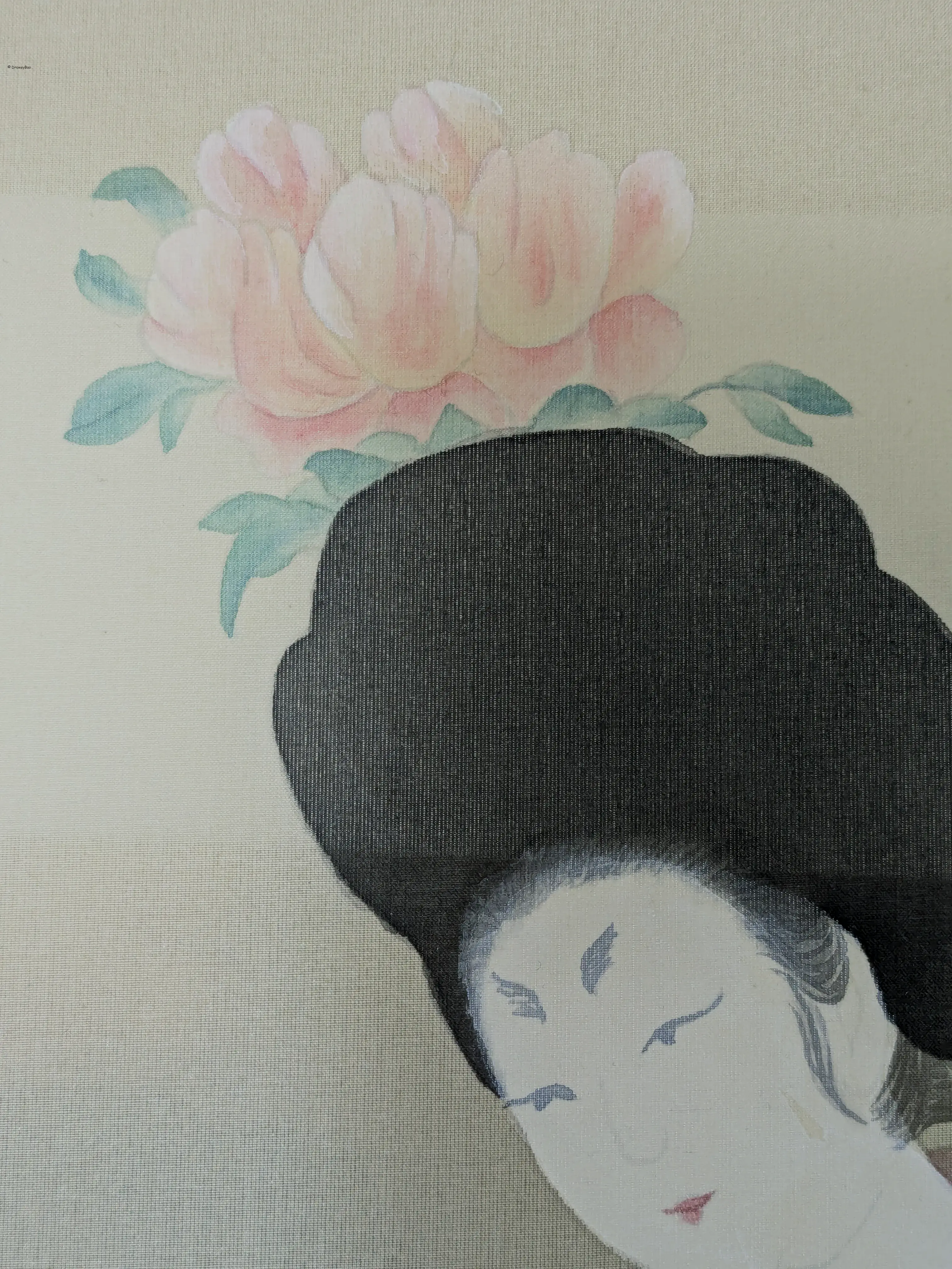 /images/painting/膠彩/臨摹_簪花仕女圖/過程/p2.webp